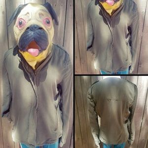 GAP, army green, moto style jacket!!